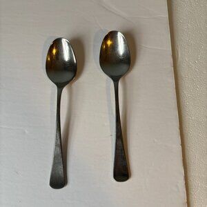Vintage WMF‎ Cromargan Set of Two Soup Spoons 7.5"
